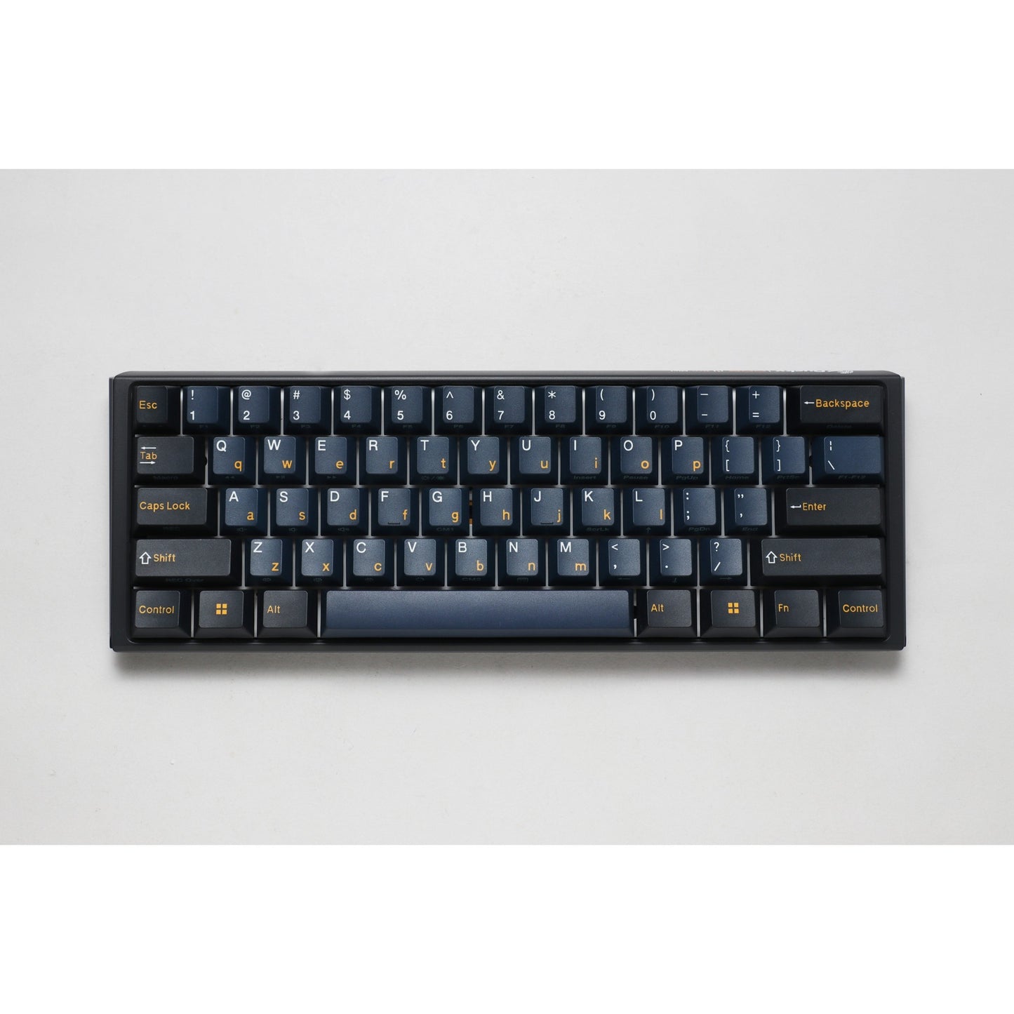 Ducky one 3 pro mini rgb mechanisch gaming toetsenbord (zwart, us lay-out (qwerty), cherry mx2a brown, 60%, rgb led, double-shot pbt, quack mechanics, hot swap)