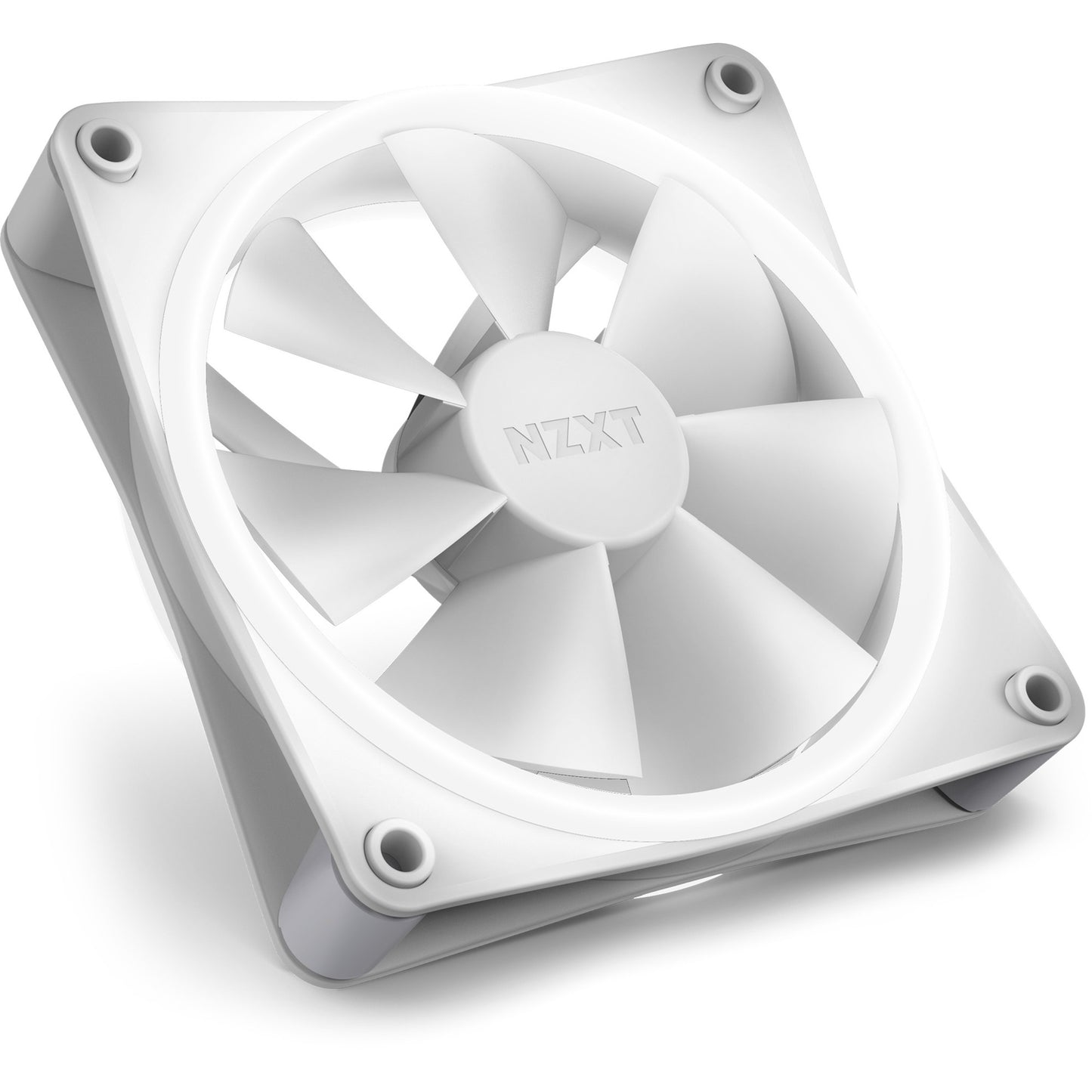 NZXT f120 rgb duo case fans (wit, 3 stuks, 120 x 120 x 25 mm, pwm, incl. controller)