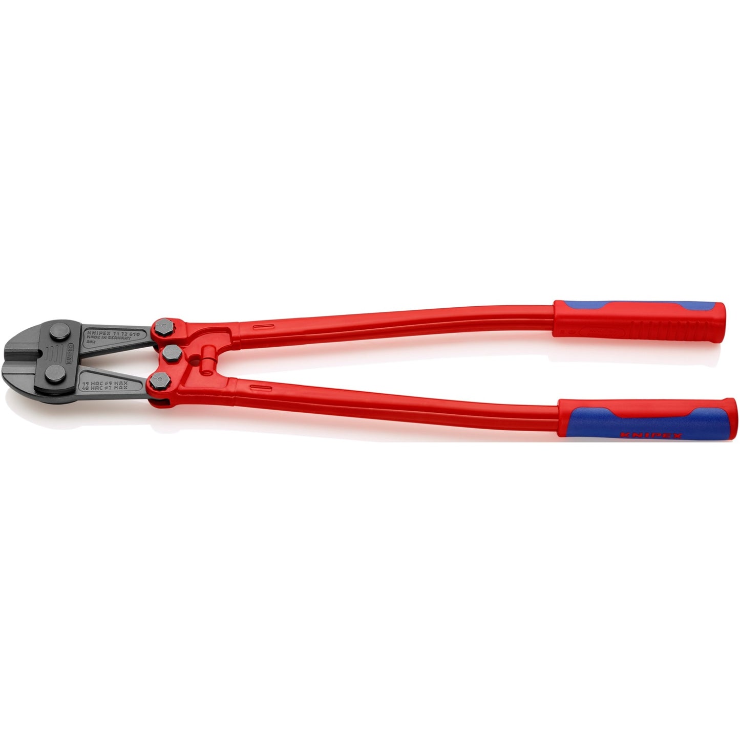 KNIPEX betonschaar 7172610 kniptang (rood blauw, middensnijder, geschroefd scharnier)