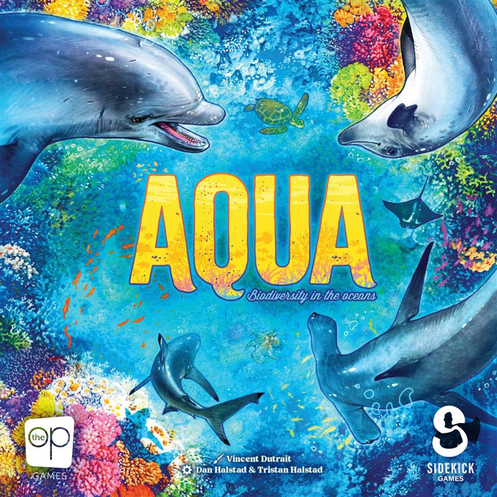 Ty European player network aqua: biodiversi in the oceans bordspel (engels, 1 - 4 spelers, 30 - 45 minuten, vanaf 8 jaar)