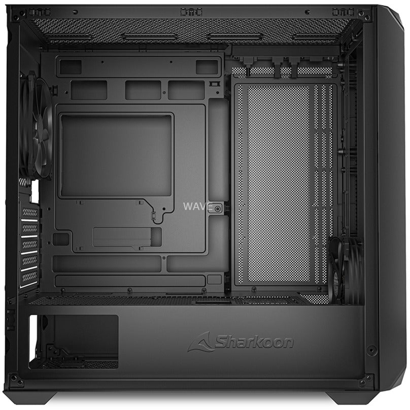 Sharkoon mk2 mini tower behuizing (zwart | 2x usb-a | 1x usb-c)
