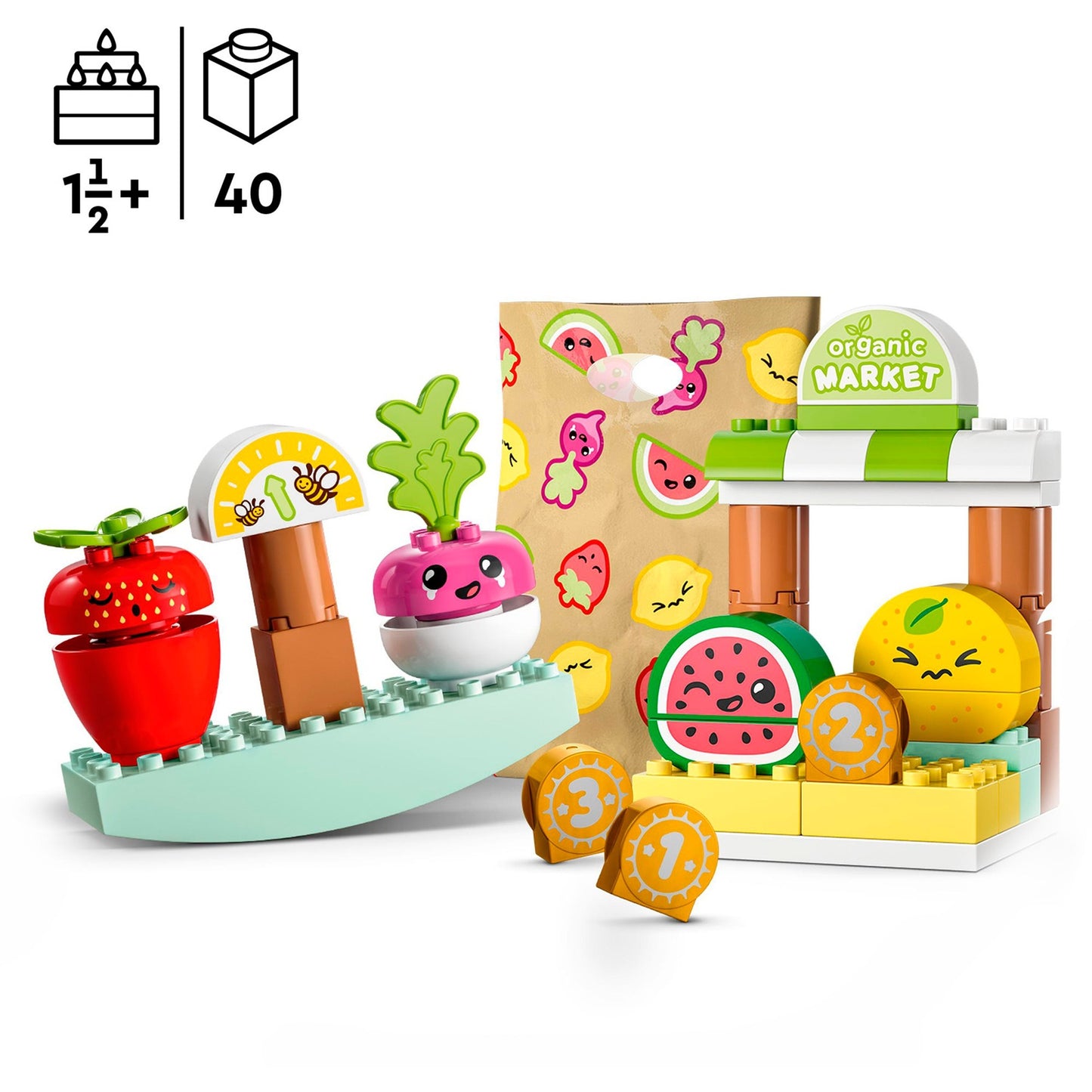 LEGO duplo - biomarkt constructiespeelgoed (10983)