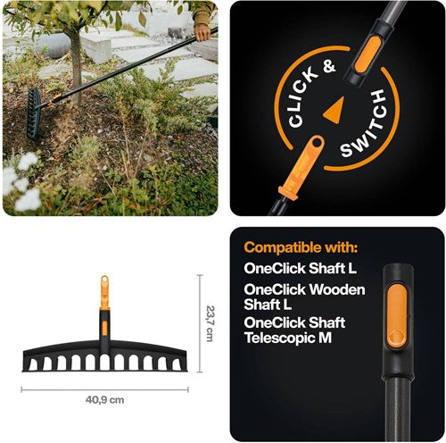 Fiskars oneclick universele hark - 1080674