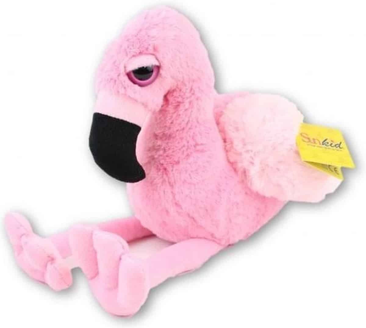 Van Der Doelen Pluche flamingo 40 cm zittend 24 cm groot