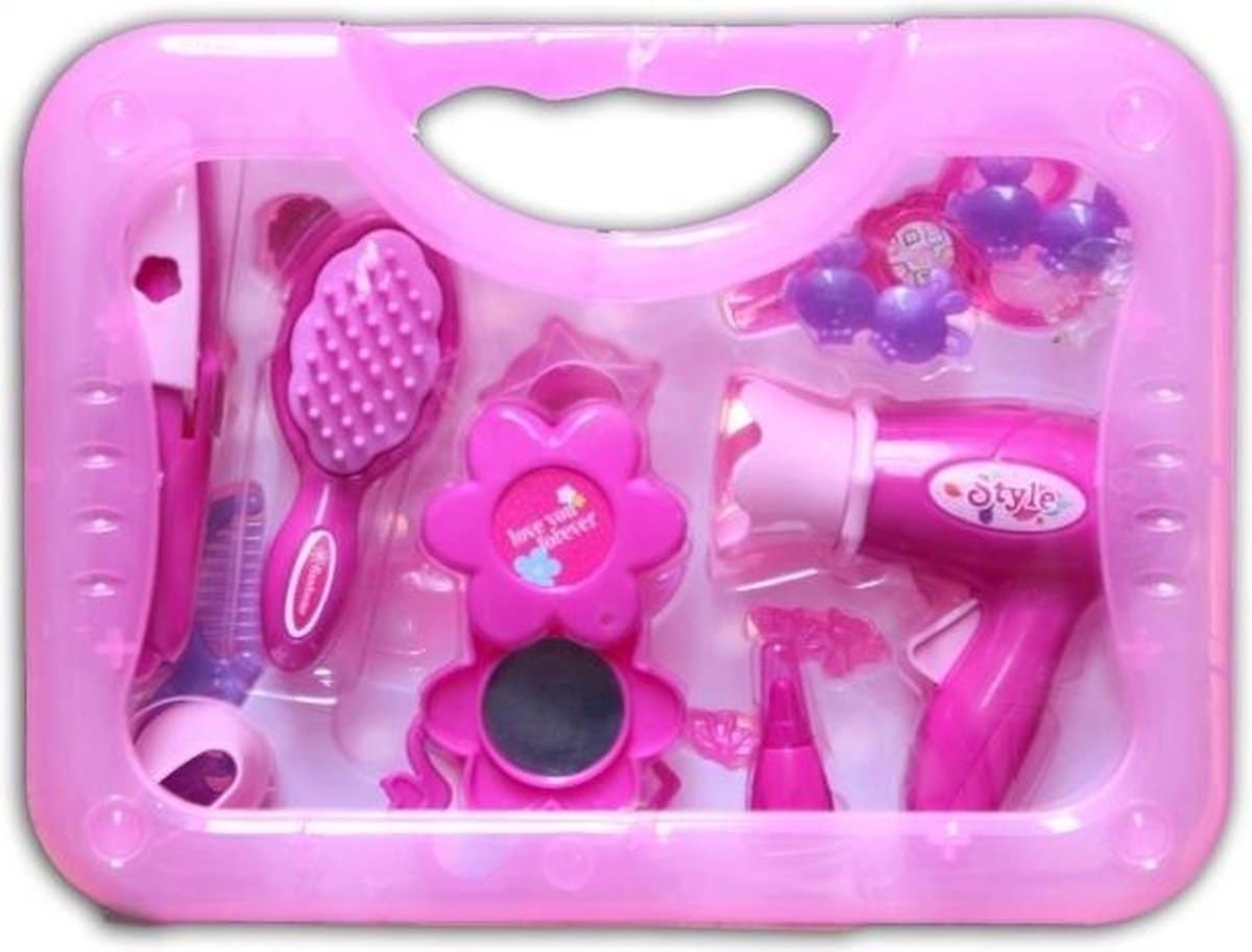 Jonotoys Fohn koffer met veel accessoires, 17-delig