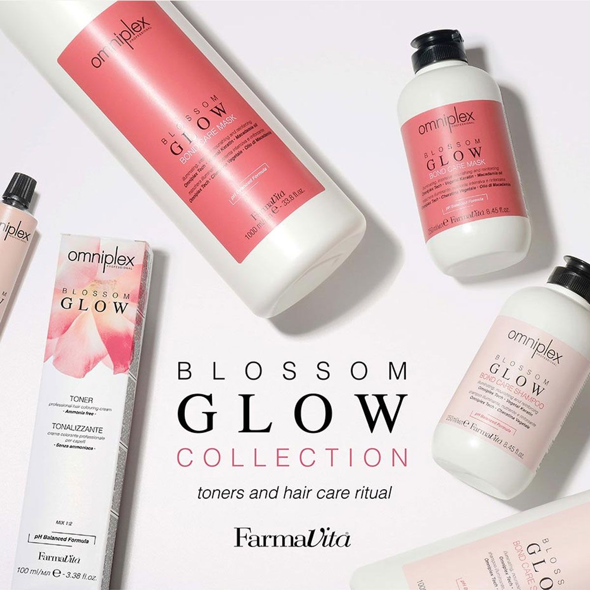 FarmaVita omniplex blossom glow bond care shampoo 1000ml