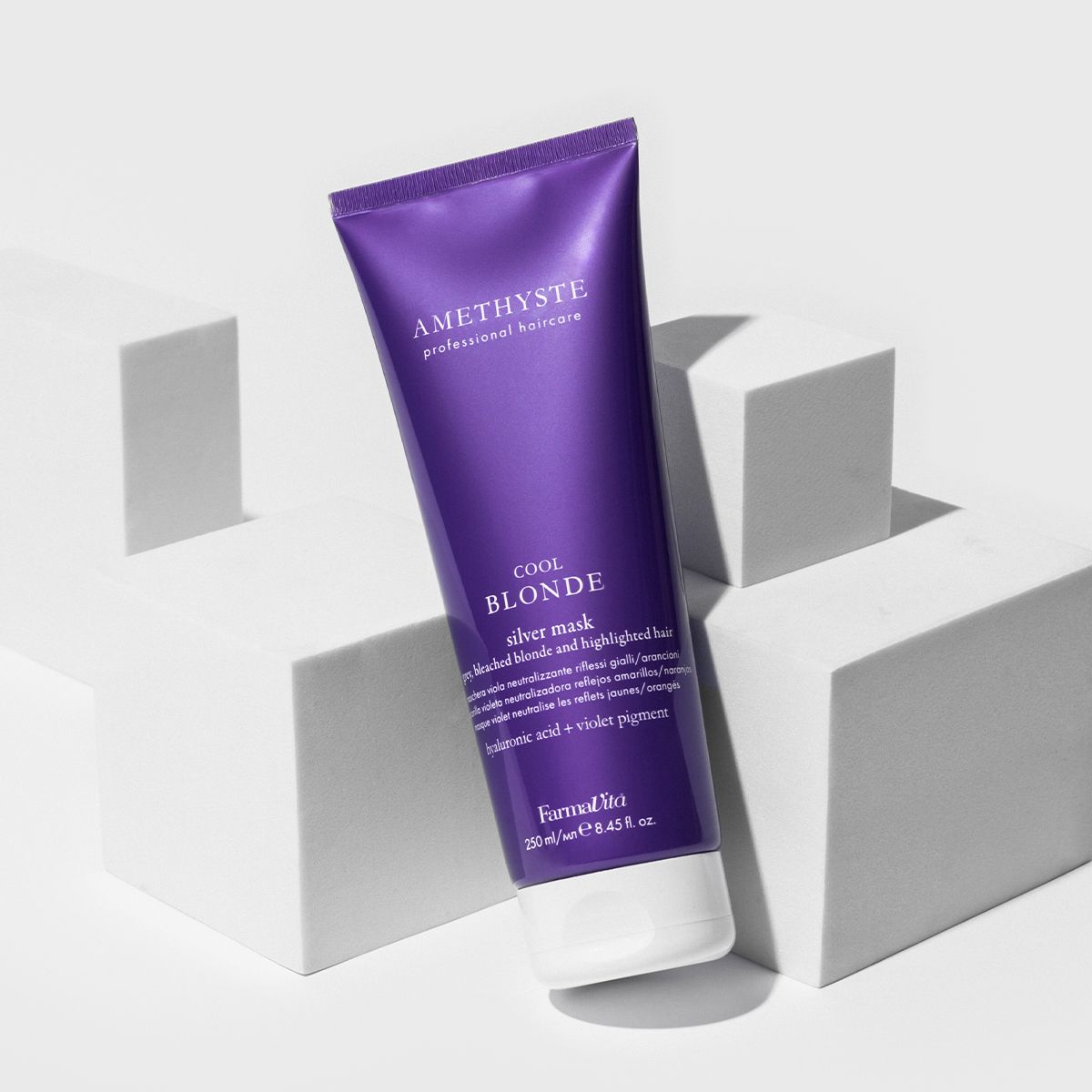 FarmaVita amethyste cool blonde silver masker 250ml