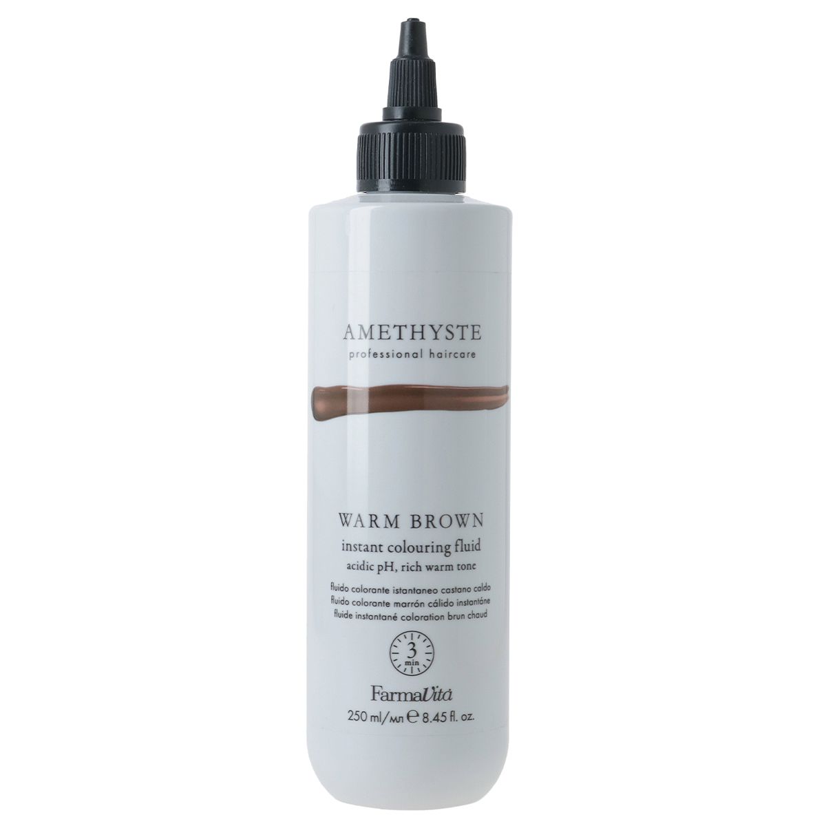 FarmaVita amethyste instant colouring fluid warm brown 250ml