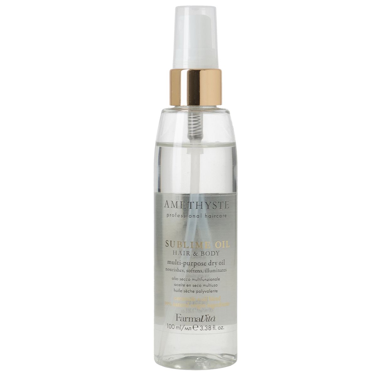 FarmaVita amethyste sublime oil hair body multi-purpose dry oil 100ml