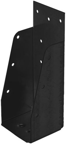 GB balkdrager s-zl 46x96 dikte 1,5mm epoxy zwart etiket | 10 stuks - 095112