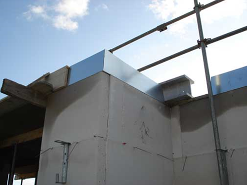 GB randkist 90° 200x2000x1.25 verzinkt met flens van 100mm | 1 stuk - 17710620