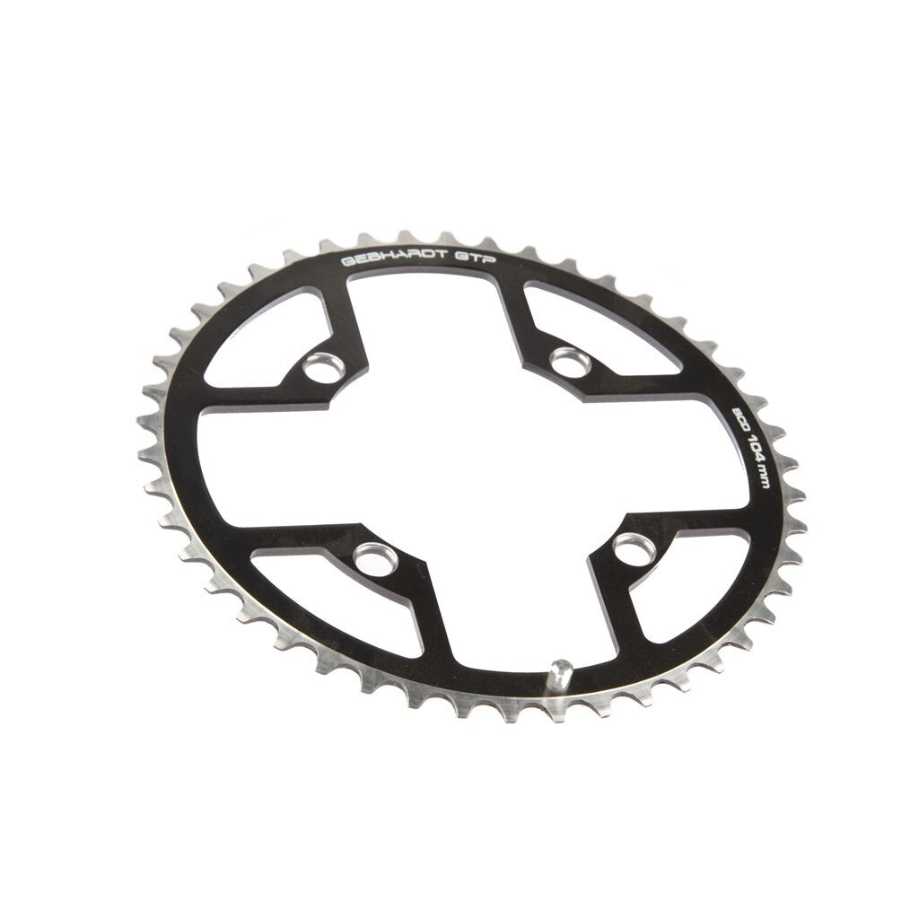 Buzaglo Gebhardt kettingblad 48t bcd 104mm 4 armen, zwart