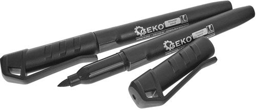 Enzo Geko permanente bouwmarker zwart 2 stuks - 6453350