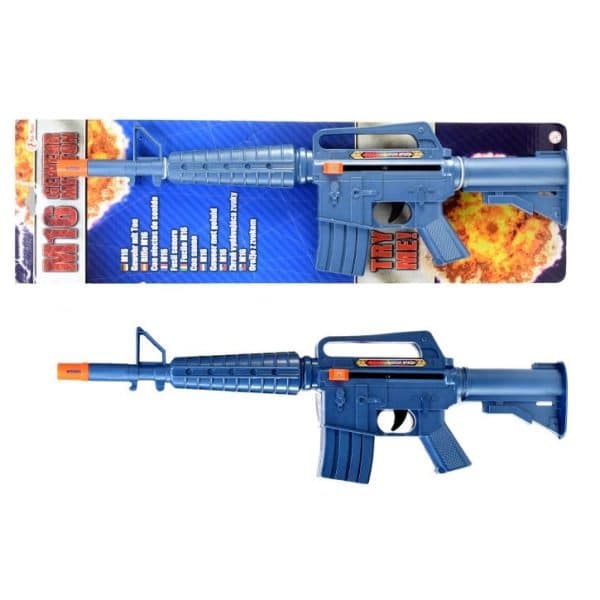 Jonotoys M 16 geweer met ratel geluid