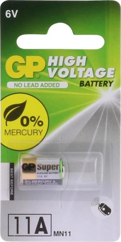 GP 11a batterij alkaline 11a mn11 6 v super 1-blister