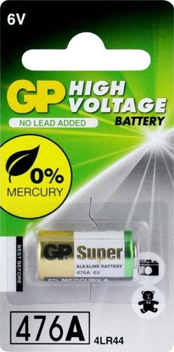 GP 476a 6 volt 4lr44 alkaline blister 1 3011958