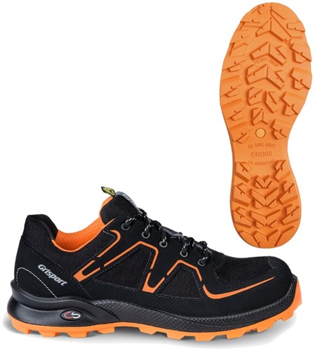 Grisport Safety cross safety beat 33602 laag s3 zwart oranje - maat 39 - 00.049.007.39