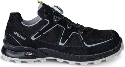 Grisport Safety cross safety horizon 33606 boa s3 zwart zilver - maat 39 - 00.049.011.39