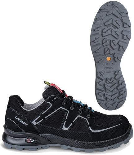 Grisport Safety cross safety nordic 33603 laag s3 zwart zilver - maat 46 - 00.049.008.46