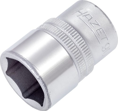 Hazet dopsleutel 900-19 · 1 2 inch (12,5 mm) vierkant hol · buiten-zeskant-tractieprofiel · sw 19 mm