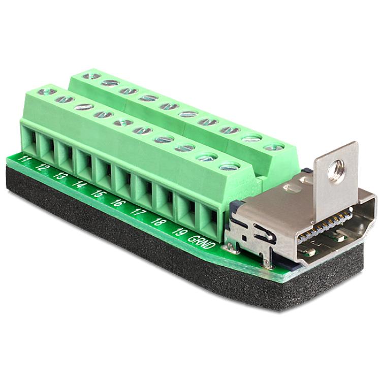 HDMI terminalblock - klemmenblok