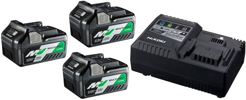 Hikoki uc18ysl3wa3 boosterpack a3, uc18ysl3 + 3 x bsl36a18 li-ion - uc18ysl3wa3