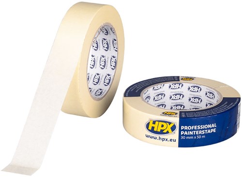 HPX masking tape 60°c | crèmewit | 30mm x 50m - ma3050 - ma3050