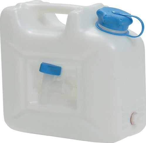 Hünersdorff Hunersdorff waterjerrycan | 12 l hd-pe stapelbaar, met uitloopkraan | h310xb350xd165mm | 1 stuk - 816500 - 816500