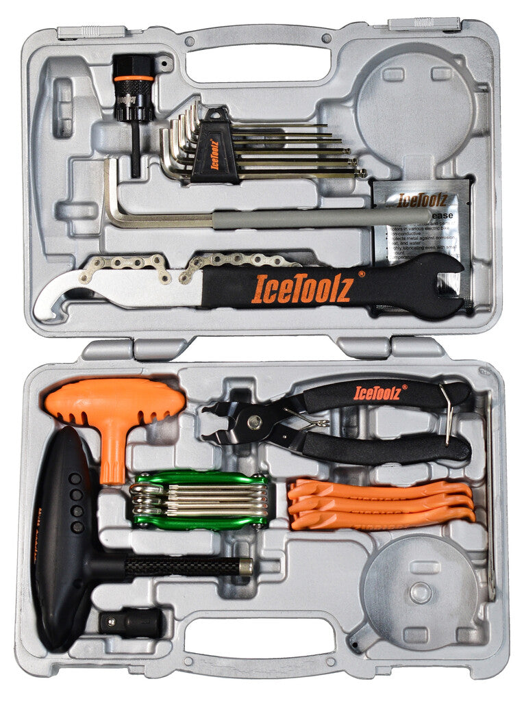 IceToolz gereedschapskoffer carbonfix, 23 st 12-delig, 82f6
