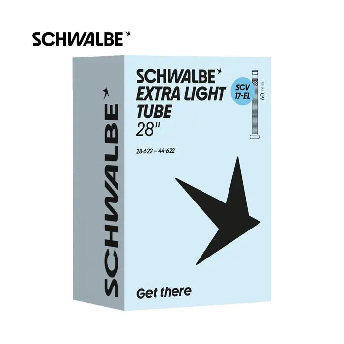 SCHWALBE binnenband scv17-el 28 44-622 60mm zwart