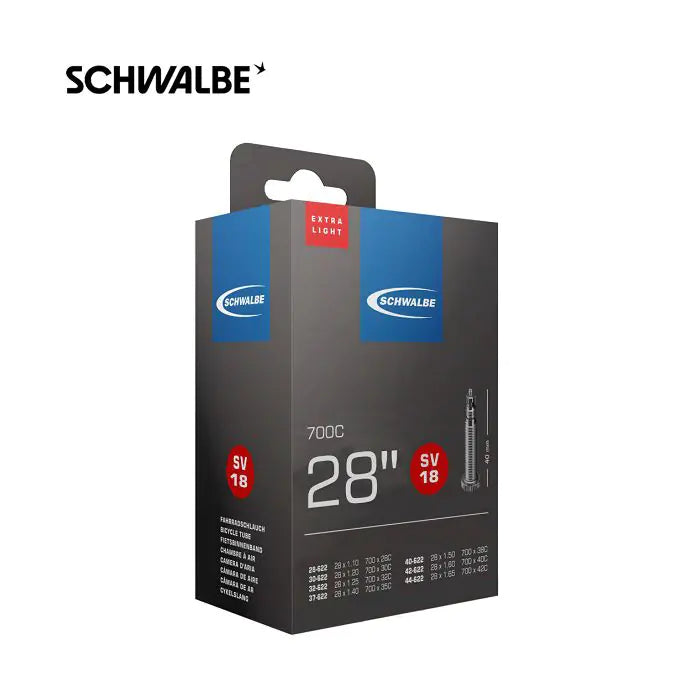 Schwalbe Binnenband SV18 Extra Light 28 28 47-622 635 40mm ventiel