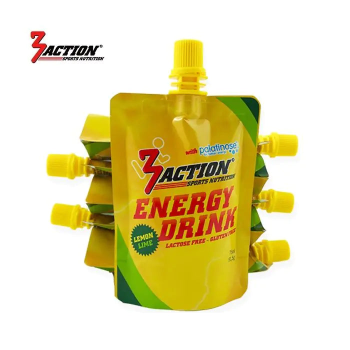 3ACTION Energy drink lemon 75 ml 5+1 gratis - doos 48 stuks - 1202120021