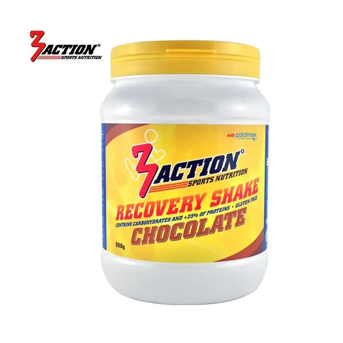 3ACTION Recovery shake chocolate 500 gram 1201000041