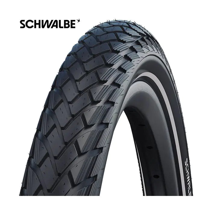 SCHWALBE Green marathon - wired - addix eco - greenguard - 24x1.75 - black + reflex