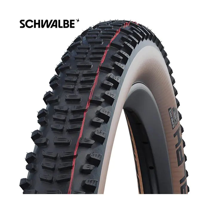 Vouwband Schwalbe Racing Ralph Super Race 29 x 2.35 60-622 mm - transparent sidewall