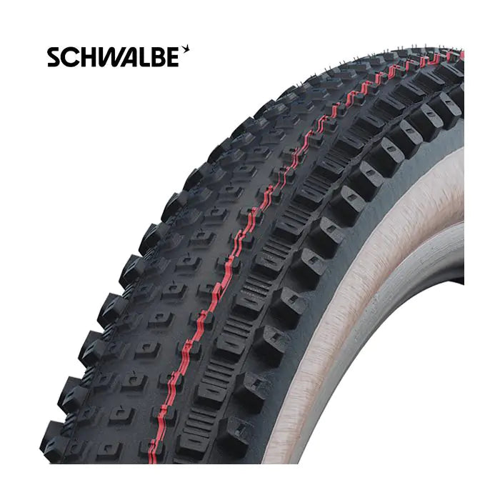 SCHWALBE vouwband rick evo tlr 62-622 zwart transparant