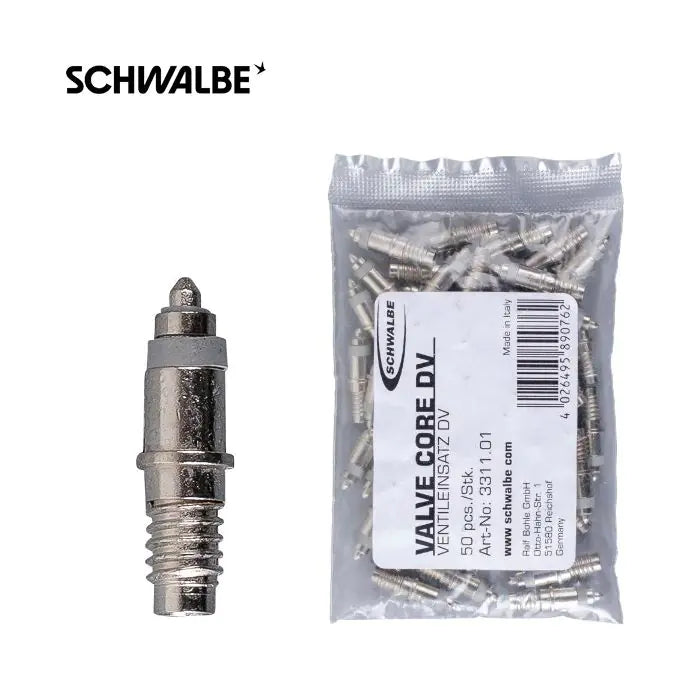 SCHWALBE Ventiel inzetstuk hollands ventiel (zakje 50 stuks) 3311.01