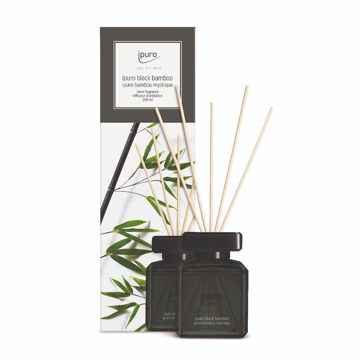 IPuro geurdiffuser black bamboo 200 ml