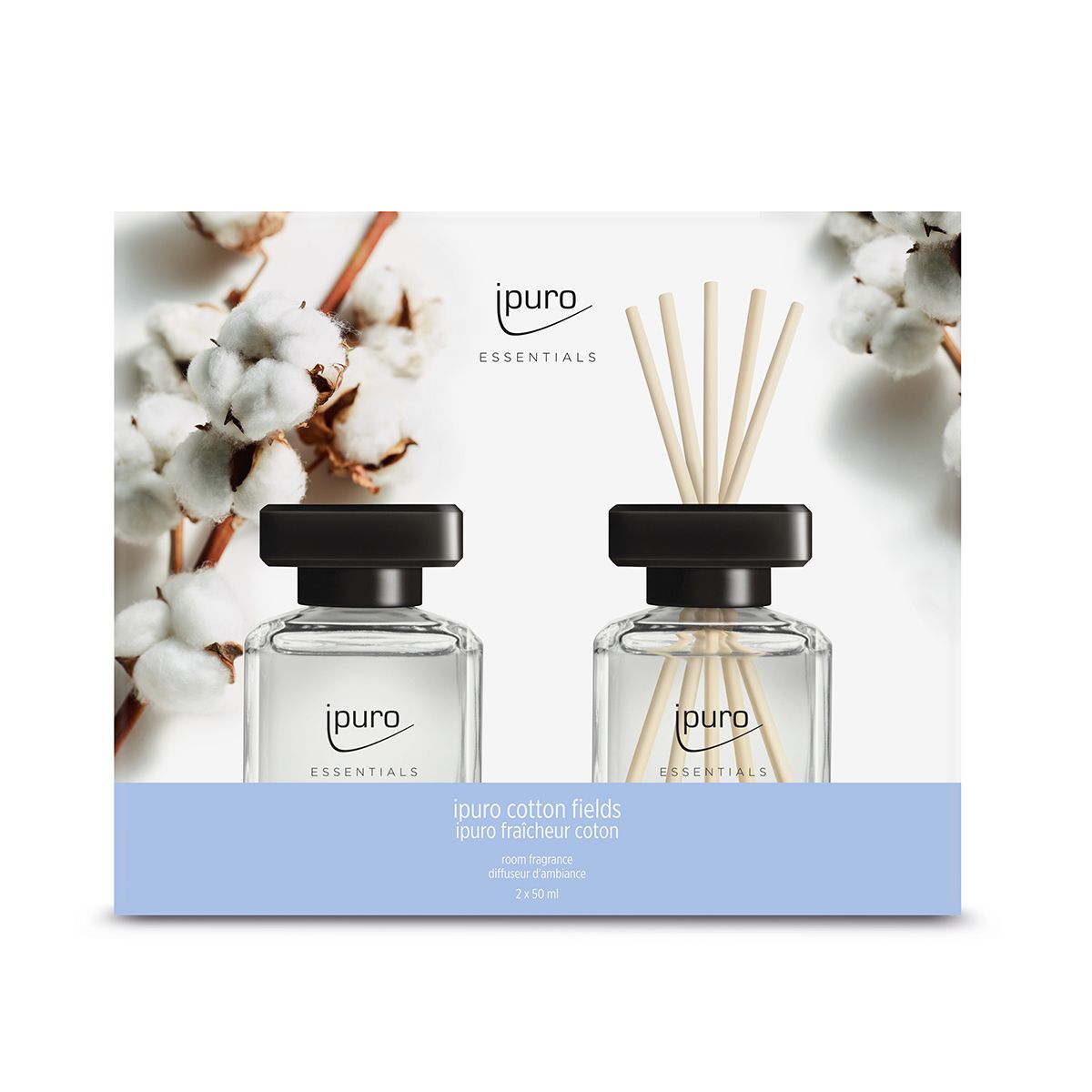 IPuro geurdiffuser cotton field 2 x 50 ml