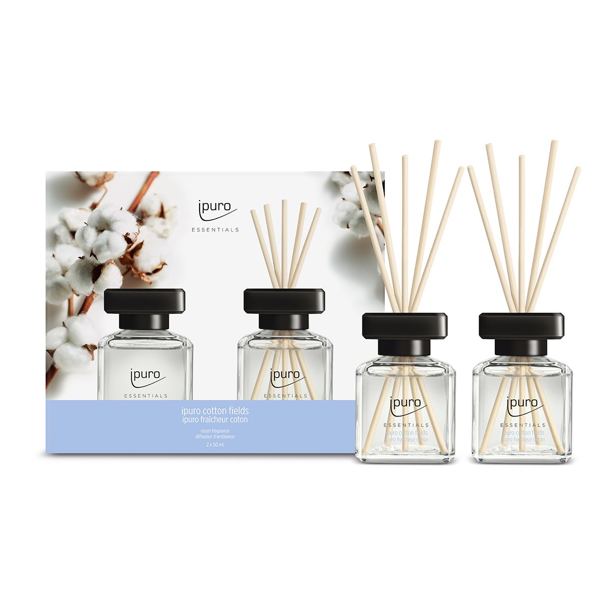 IPuro geurdiffuser cotton field 2 x 50 ml