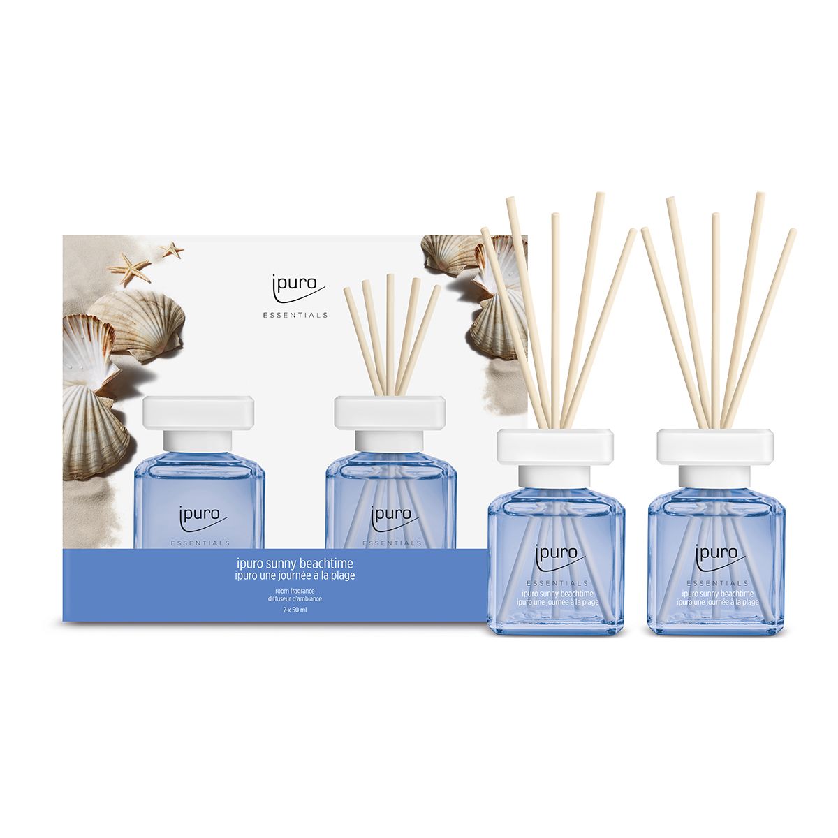 IPuro geurdiffuser sunny beachtime 2 x 50 ml