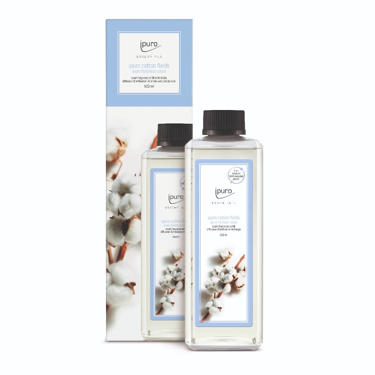 IPuro geurdiffuser navulling cotton fields 500ml