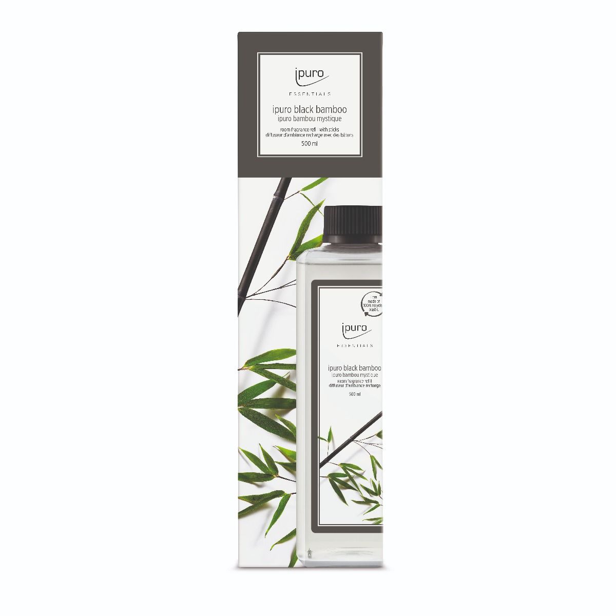 IPuro geurdiffuser navulling black bamboo 500ml