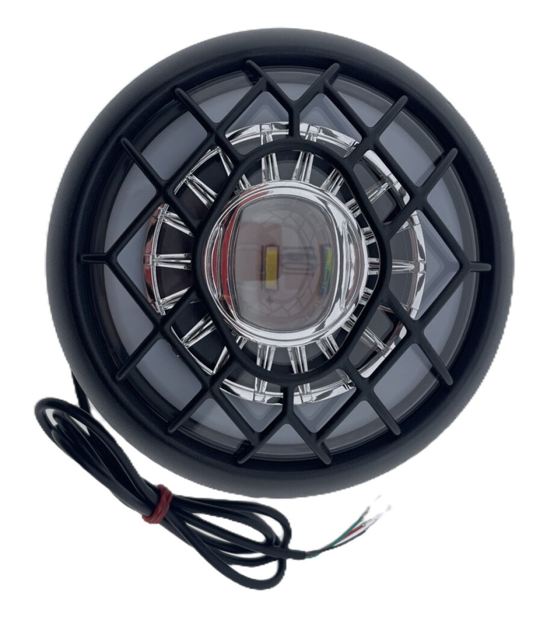 Buzaglo Ikzilight koplamp bulls-eye voor fatbike