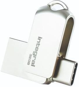 Enzo Integral usb stick 32gb metal dual usb-c en usb 3.0 - 9500280