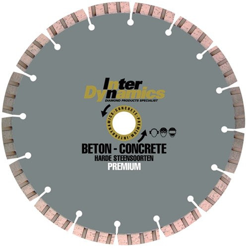 InterDynamics Inter dynamics diamantzaag beton premium 350x25,4mm - 326350