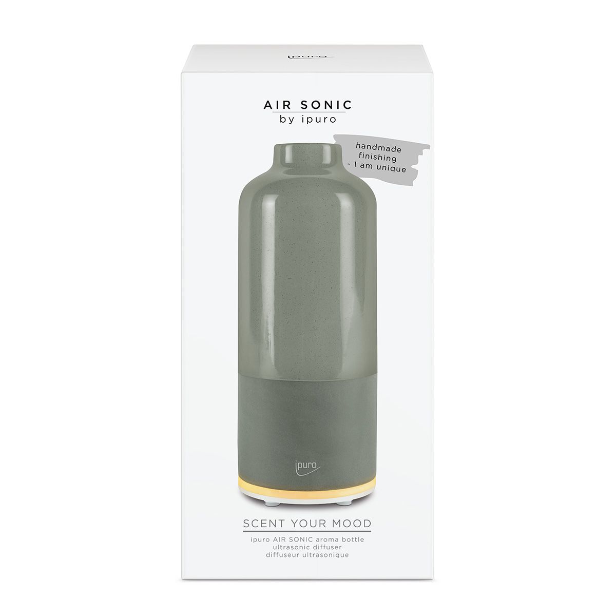 IPuro air sonic aroma bottle grijs groen