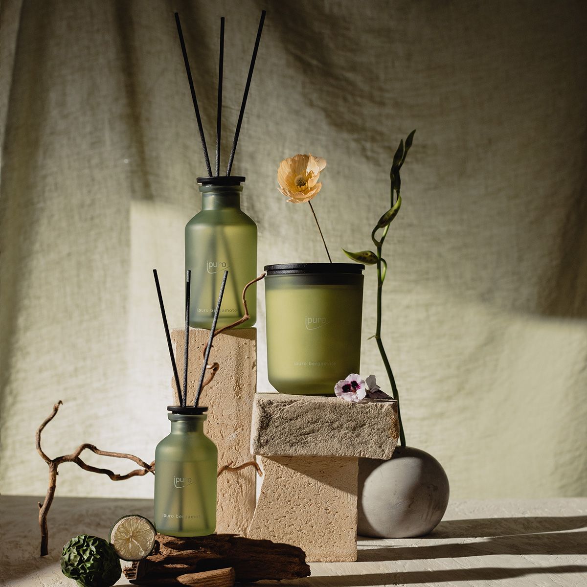 IPuro geurkaars bergamote 270gr