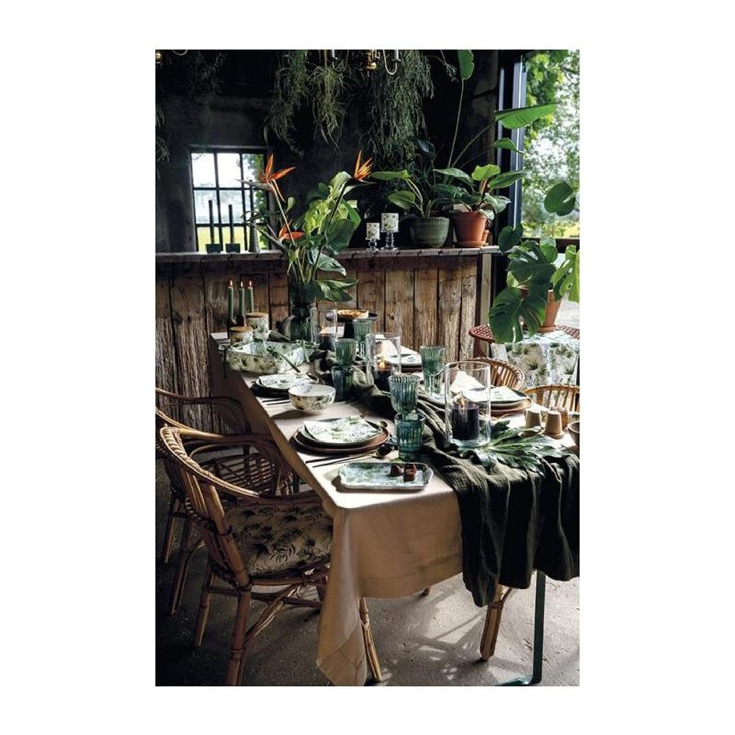 Ambiente ovenhandschoen jungle leaves