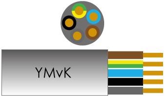 Enzo Kabel ymvk 5x6qmm dca rol 100m - 1253962